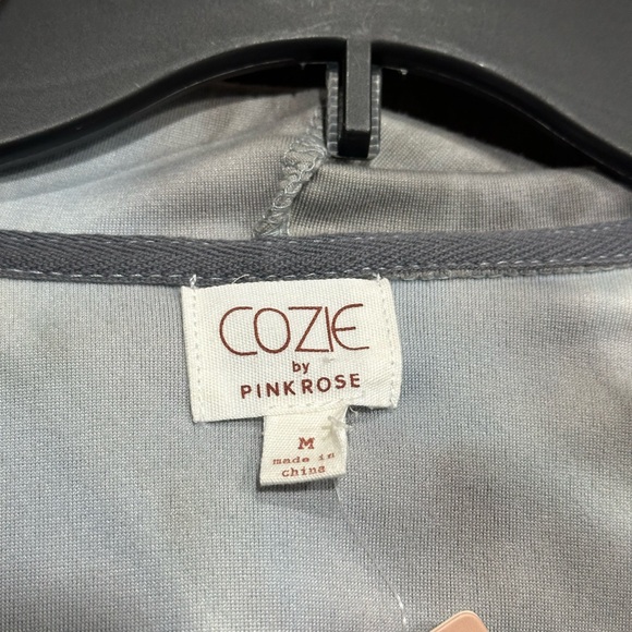 Pink Rose Tie-Dye Bomber Hoodie - Picture 8 of 8